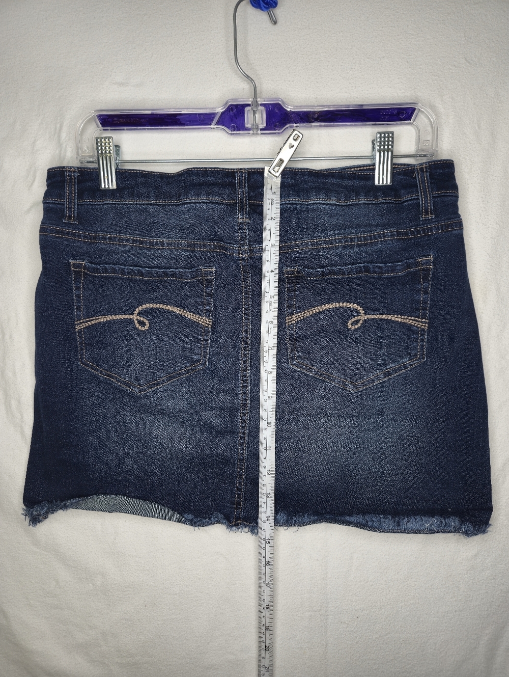 Justice Girls Denim Blue Skort With Stud Details Size 18 Plus - Picture 2 of 7